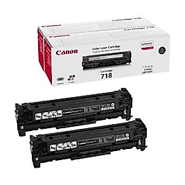 Canon CRG-718BK Siyah Orjinal Toner 2'li Paket- LBP7200