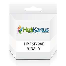 HP F6T79AE (913A) Sarı Muadil Kartuş - PageWide 352