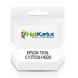 Epson C13T03614020 Siyah Muadil Kartuş - Stylus C42UX