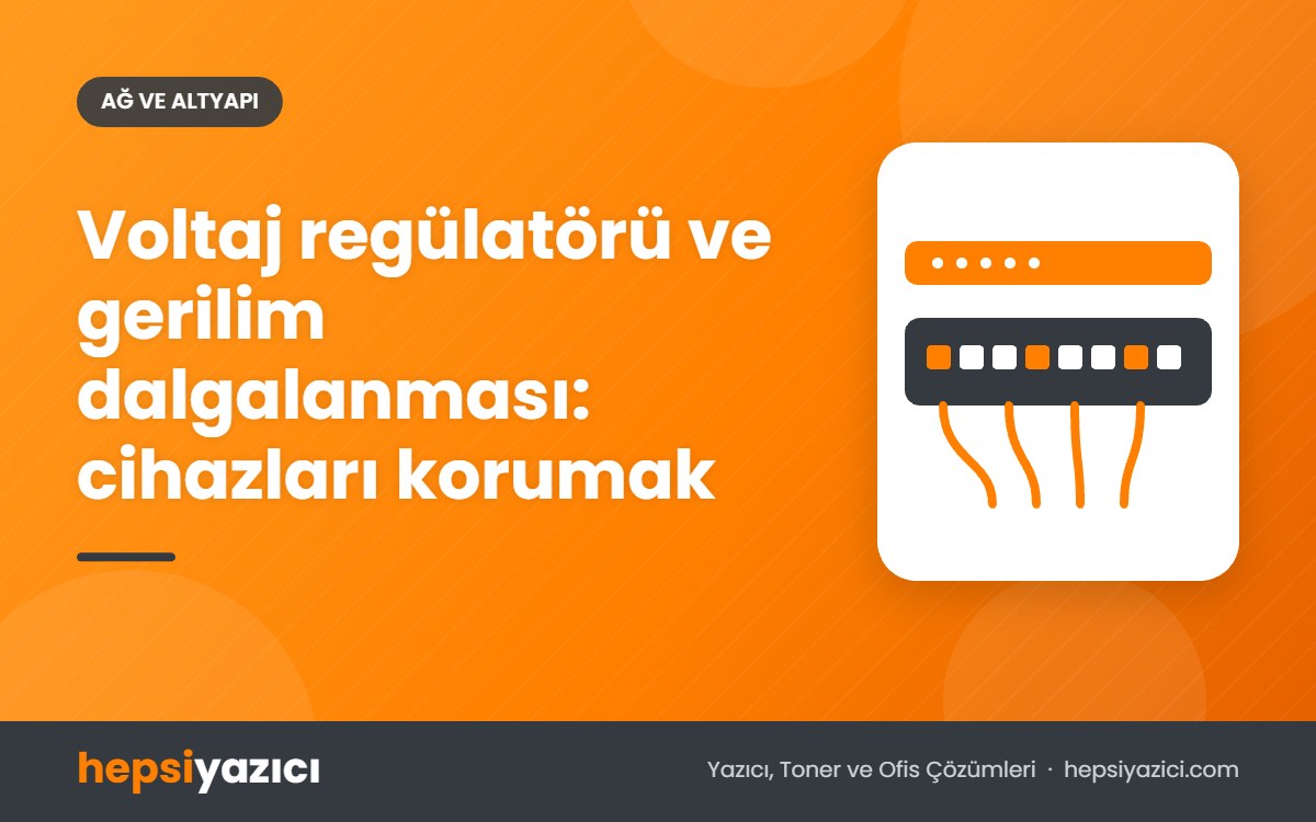Voltaj regülatörü ve gerilim dalgalanması: cihazları korumak
