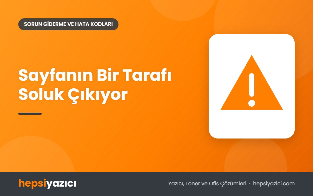 Sayfanın Bir Tarafı Soluk Çıkıyor